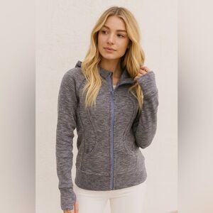 Lululemon Full Zip Scuba Hoodie Deep Indigo Size 12